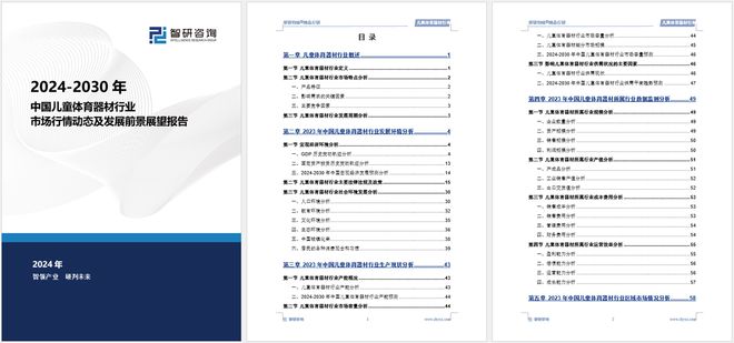 中国儿童体育器材行业市场分析及投资前景预测—智研咨询发布(图5)